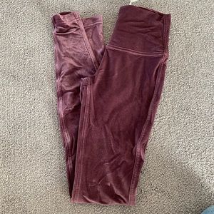 Lululemon size 2 velvet leggings
